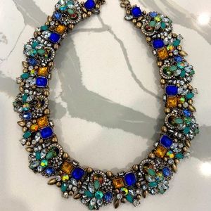 Zara jewelled necklace